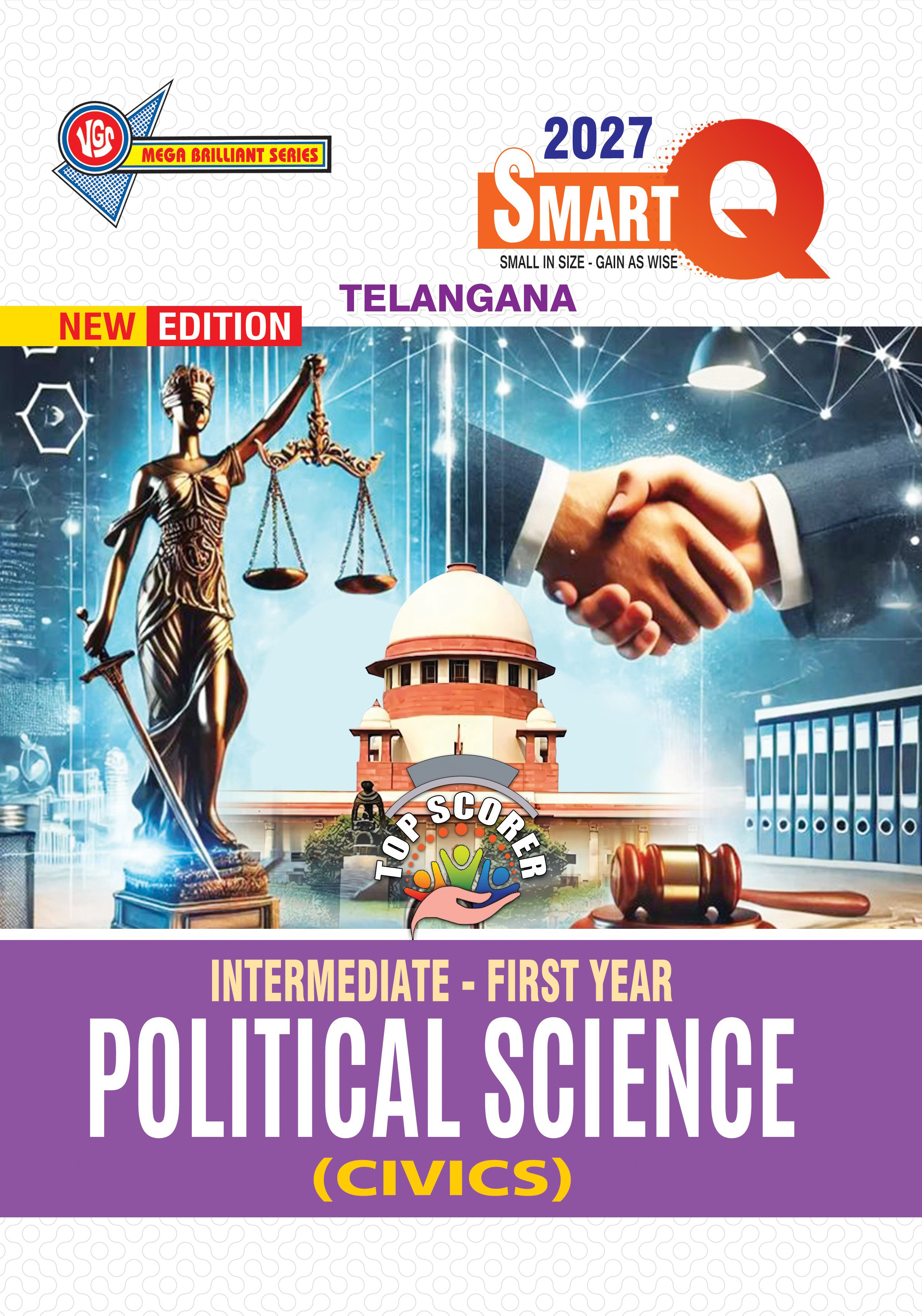 VGS SmartQ TG Inter 1st Year Political Science Question Bank - 2027