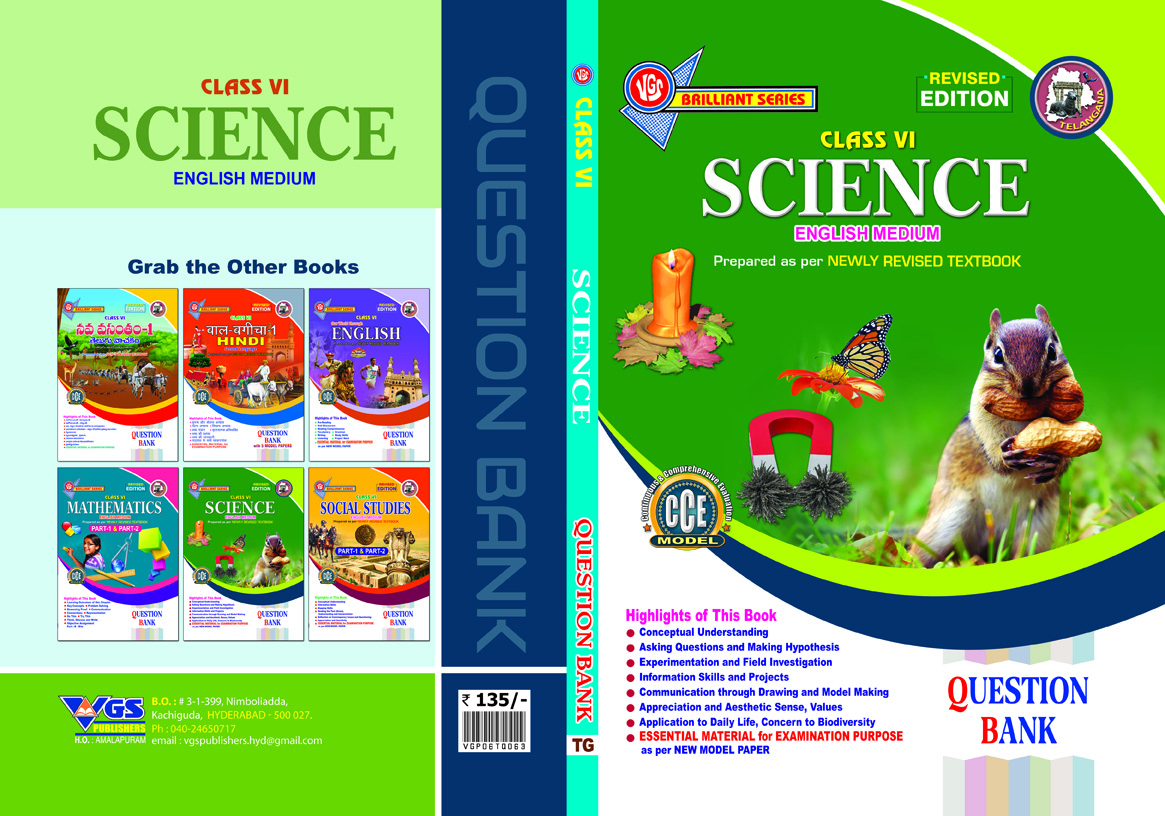 TG 6th Class Science (English Medium) Question Bank-2027