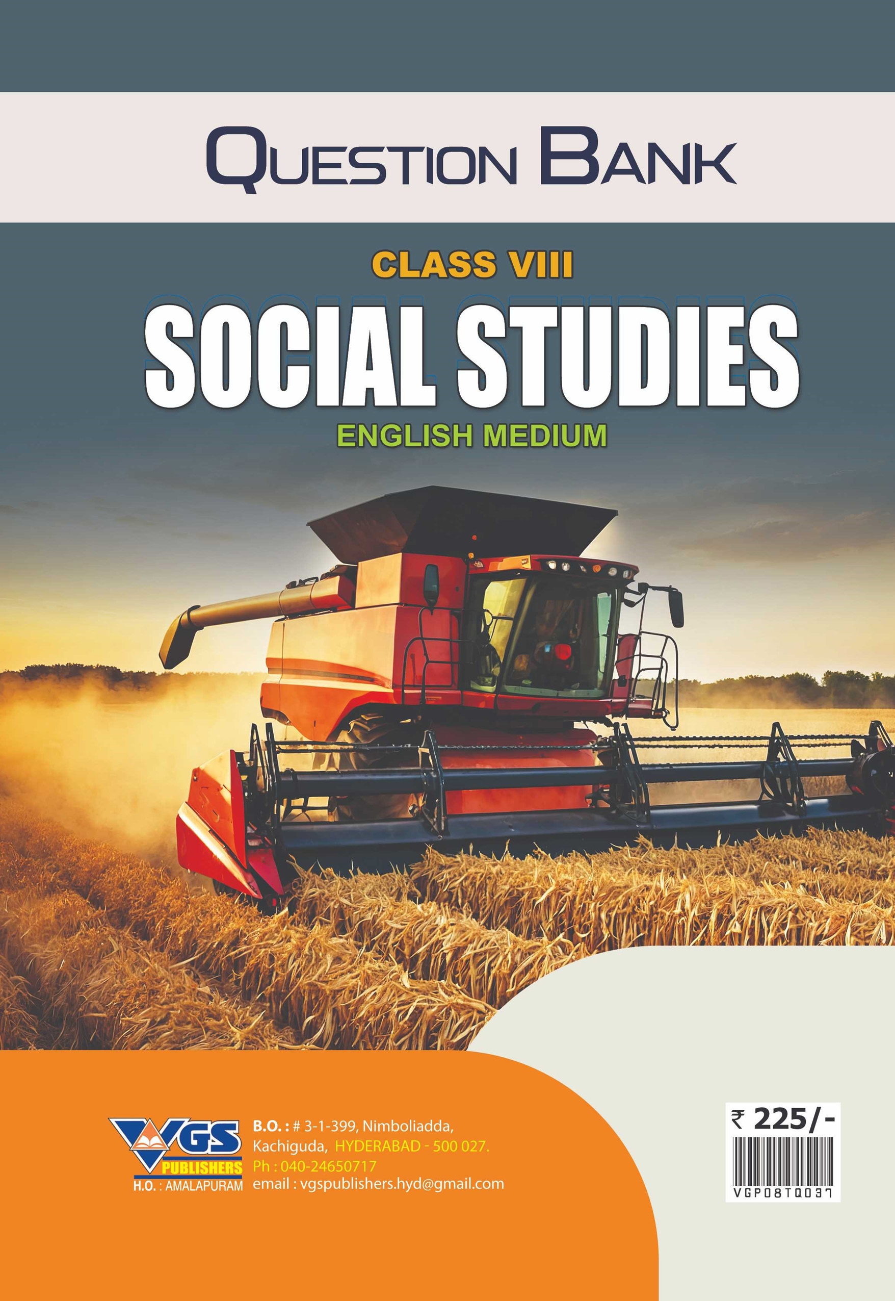 TG 8th Class Social Studies English Medium Question Bank-2026 thumbnail