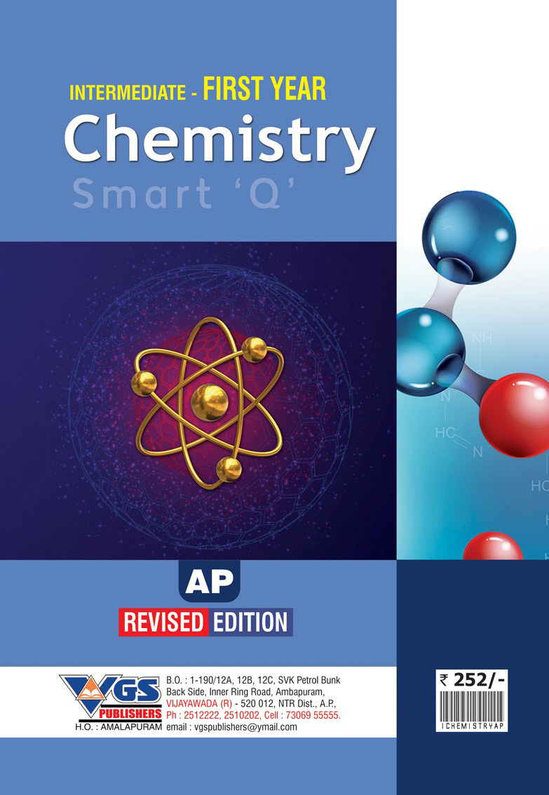 AP Inter 1st Year Chemistry Question Bank Smart Q Series - 2027 thumbnail