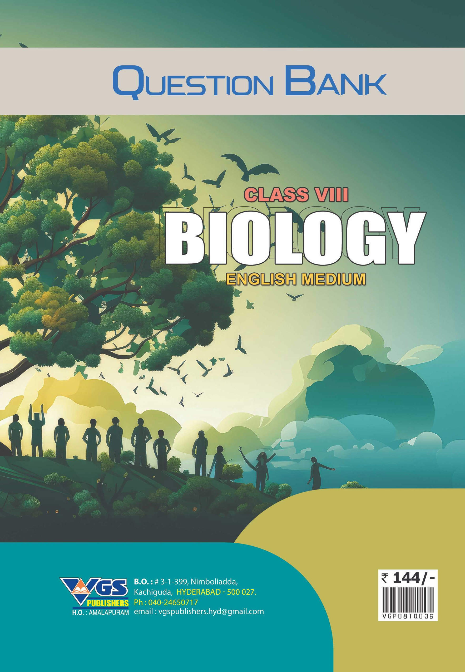 TG 8th Class Biology English Medium Question Bank-2026 thumbnail