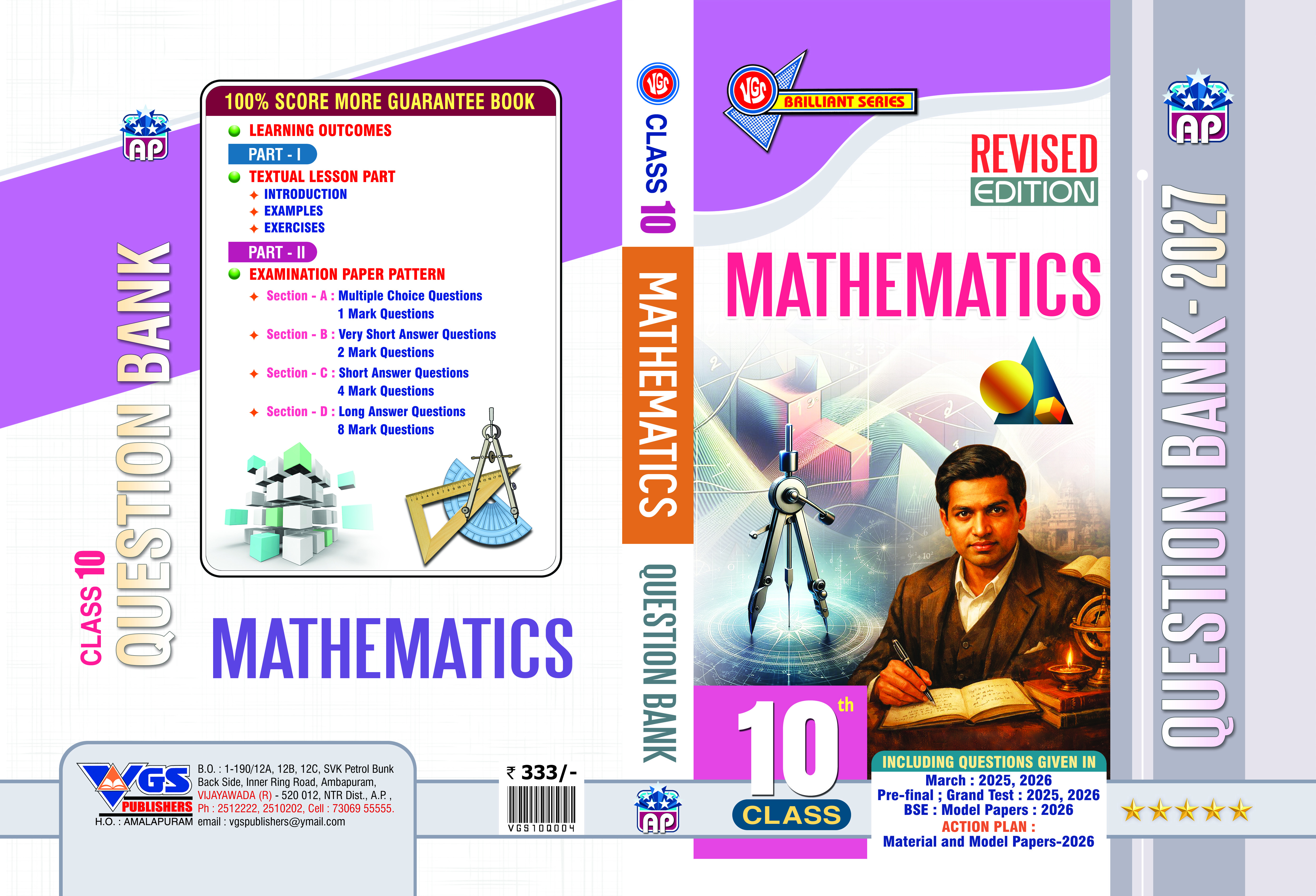 AP Class 10Th Mathematics Question Bank 2027
