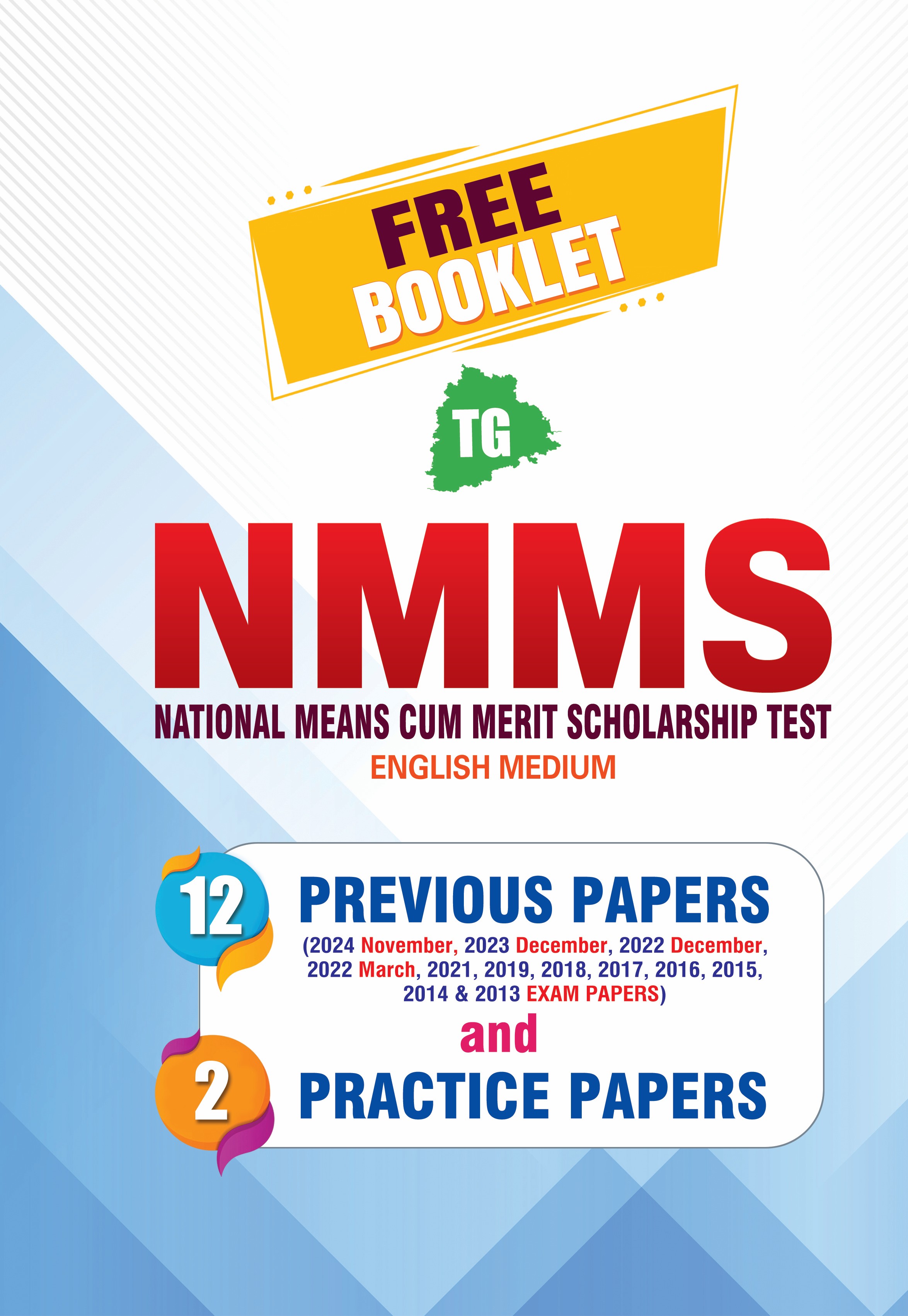 VGS TG N.M.M.S. (E/M) Study material with Free Booklet including 12 Previous Papers - 2026 thumbnail