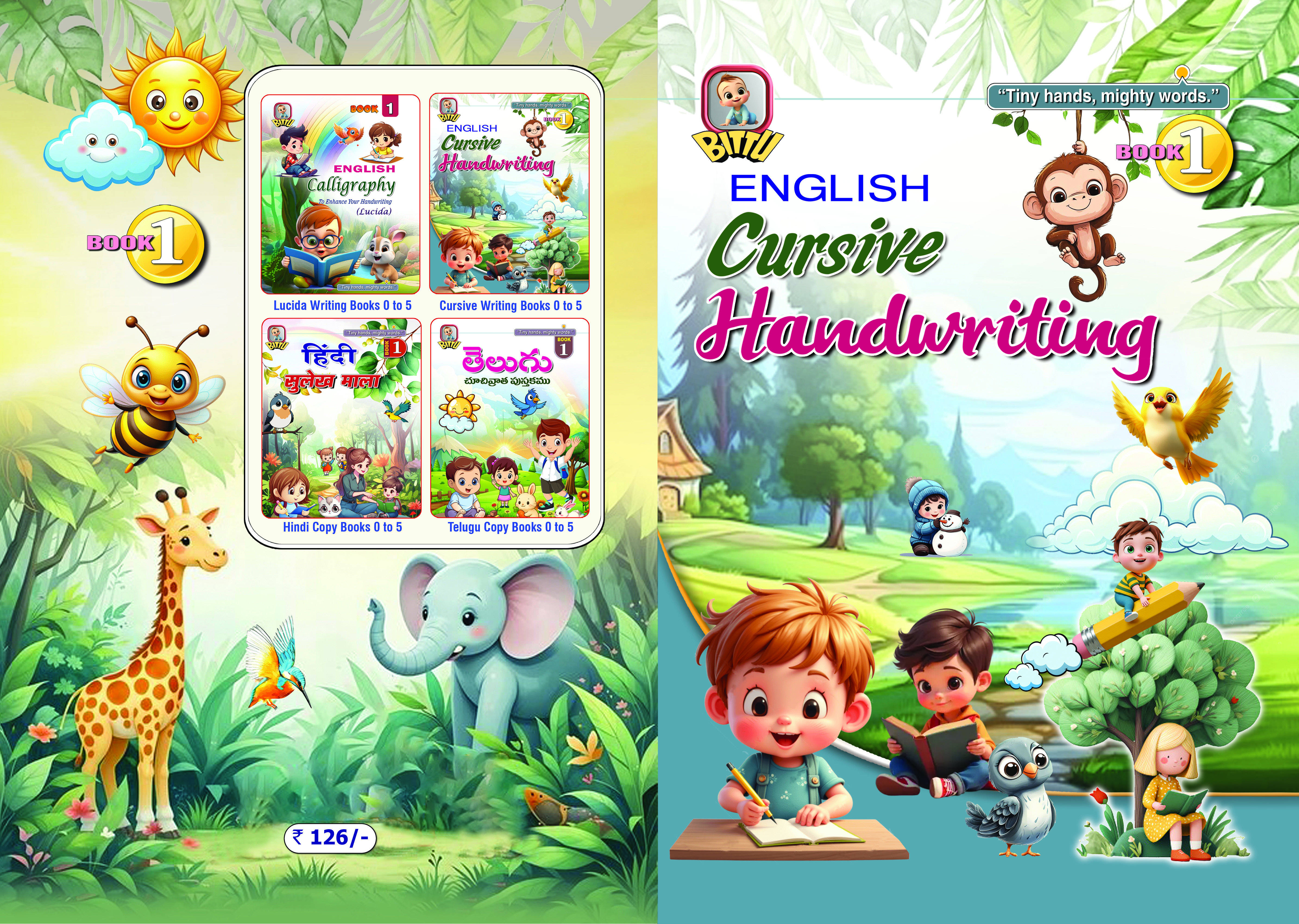 Cursive Handwriting Book - 1