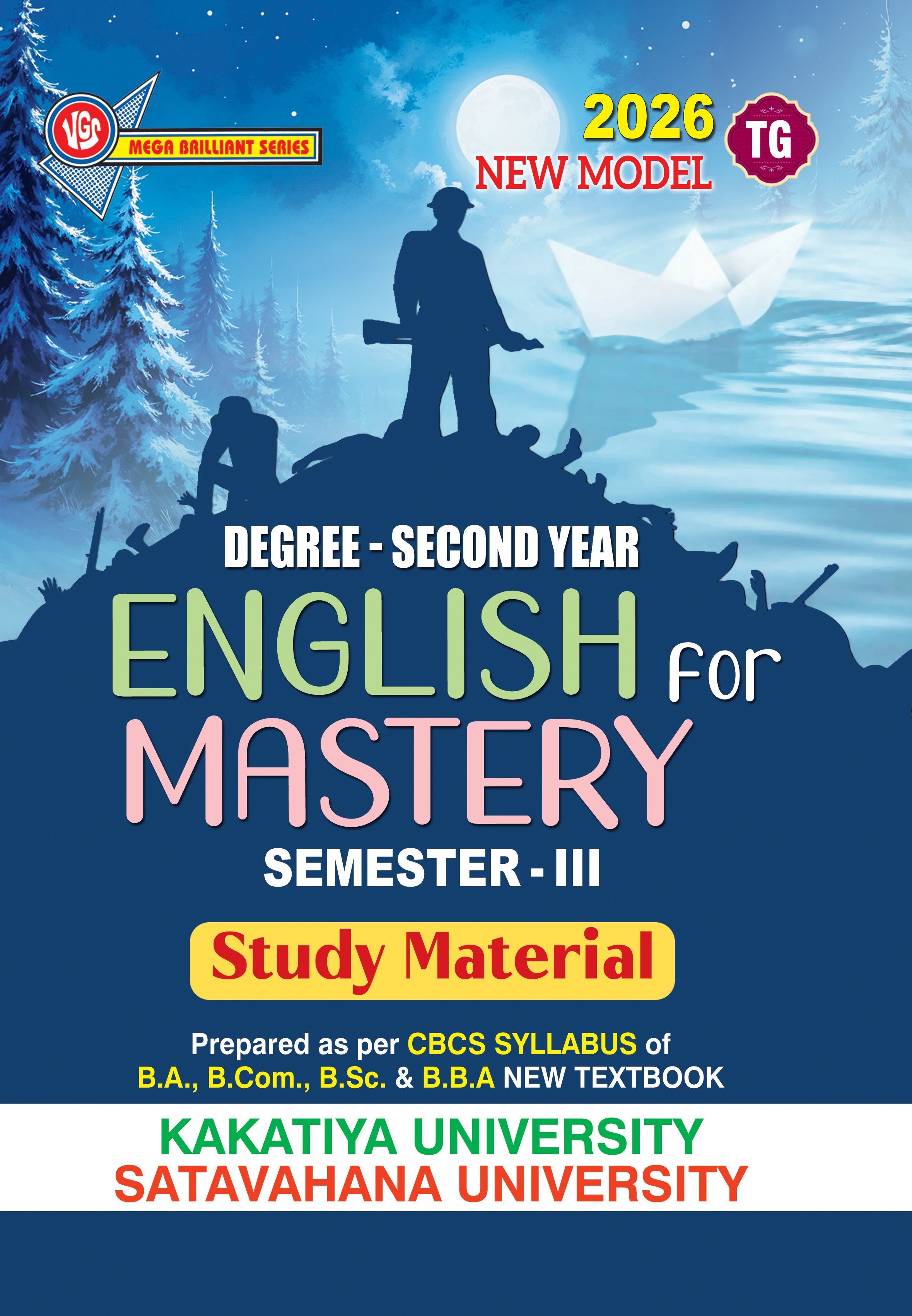 TG Degree 2nd Year, Semester III English (Study Material) for Kakatiya & Satavahana University