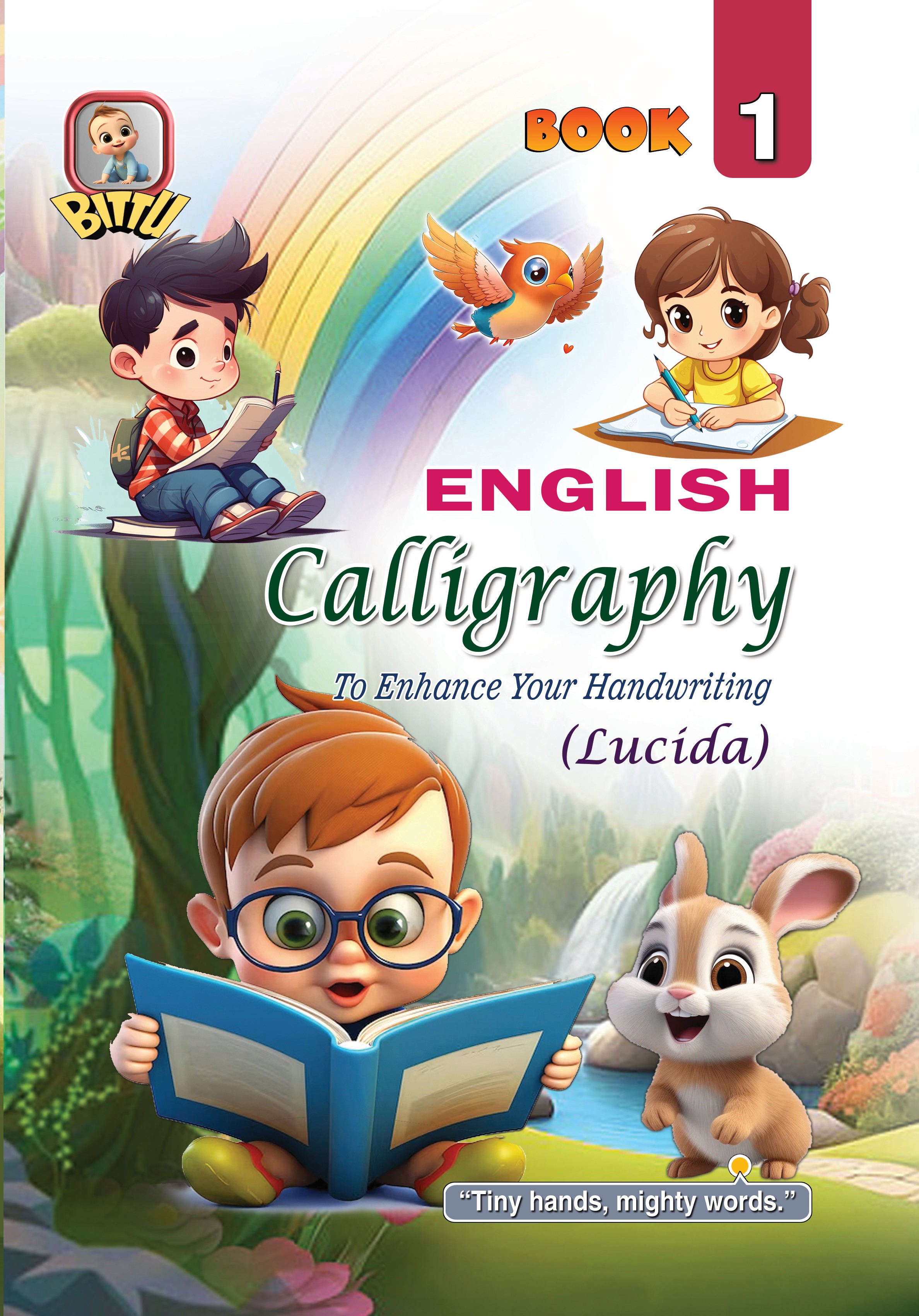 English Calligraphy Book - 1 is for enhance your Handwriting (Lucida)