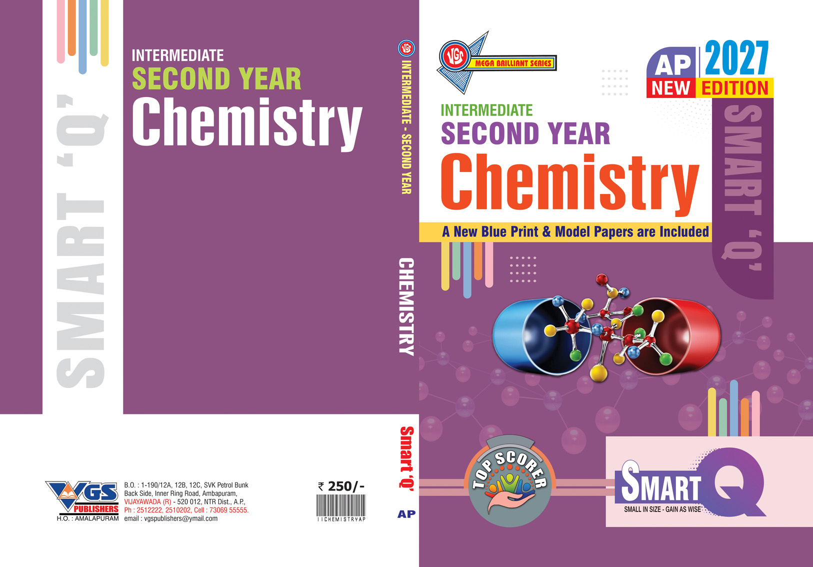 AP Inter 2nd Year Chemistry Question Bank Smart Q Series - 2027