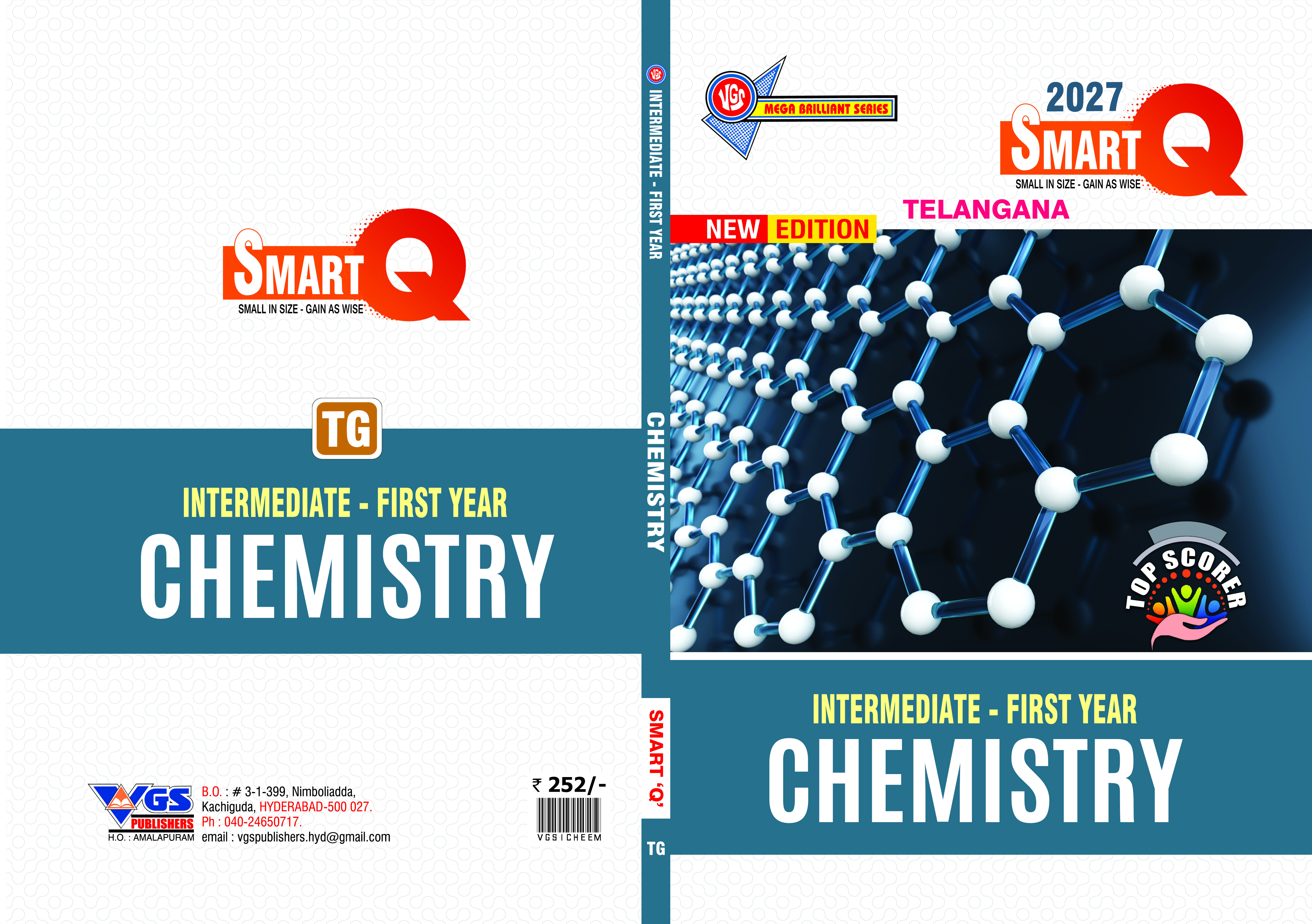 SmartQ VGS TG Inter 1ST year Chemsitry Questionm Bank - 2027 Mega Brilliant Series